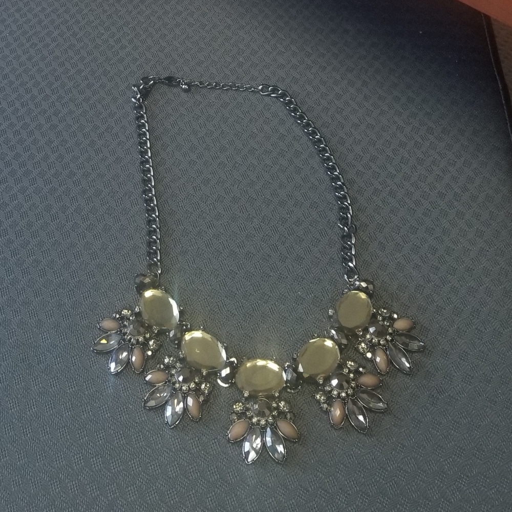 Adjustable Chunky Black Necklace